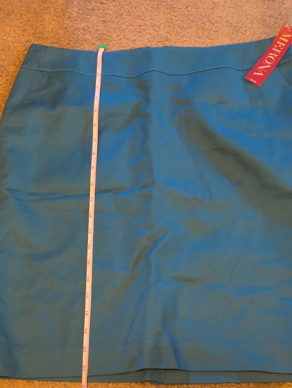 Merona Teal Pencil Skirt - Solid Women's Workwear